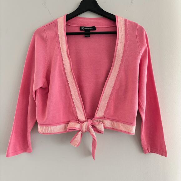 Y2K INC International Concepts Silk Tie Top Size Large - Picture 1 of 4